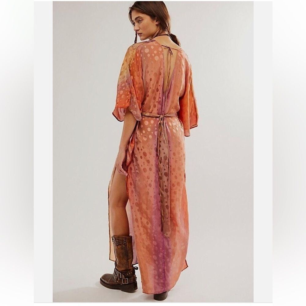 Free People Jen's Pirate Booty Electric Universe Kaftan Size - Picture 3 of 8
